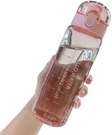 Botella de Agua Deportiva 780ml con Asa (Negro)