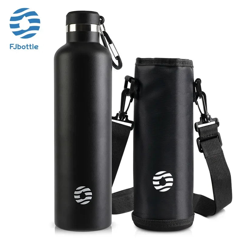 Garrafa Térmica FEIJIAN em Aço Inoxidável, 1000ml, Garrafa Térmica Esportiva