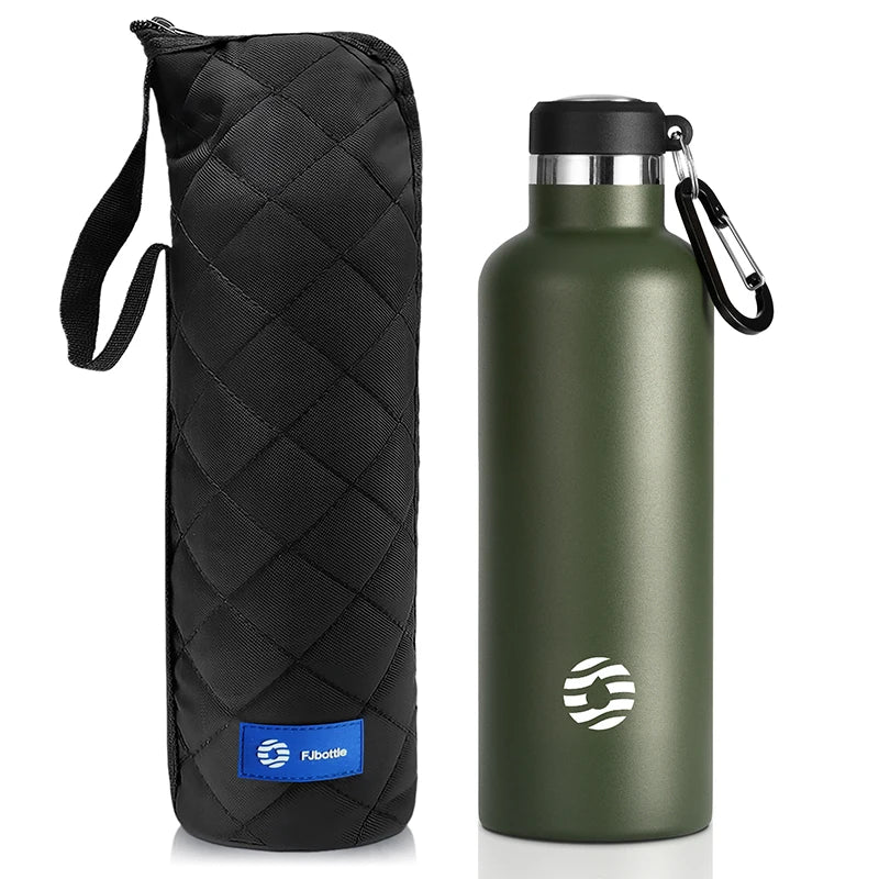 Garrafa Térmica FEIJIAN em Aço Inoxidável, 1000ml, Garrafa Térmica Esportiva