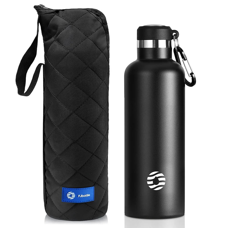 Garrafa Térmica FEIJIAN em Aço Inoxidável, 1000ml, Garrafa Térmica Esportiva